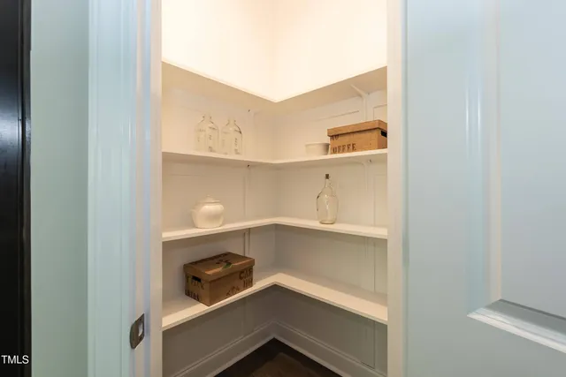 a room with storage and utility