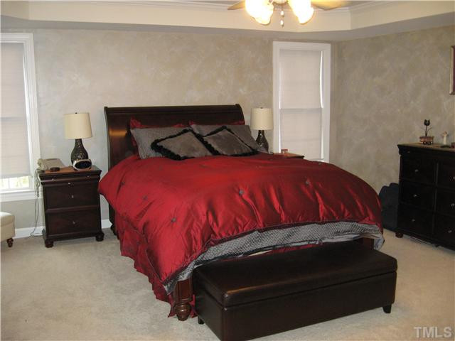 1008 Clark Ridge Court Raleigh, NC 27613 - Photo 7 of 15 Oversized master bedroom has trey ceiling and HUGE walk-in closet. Master Bedroom