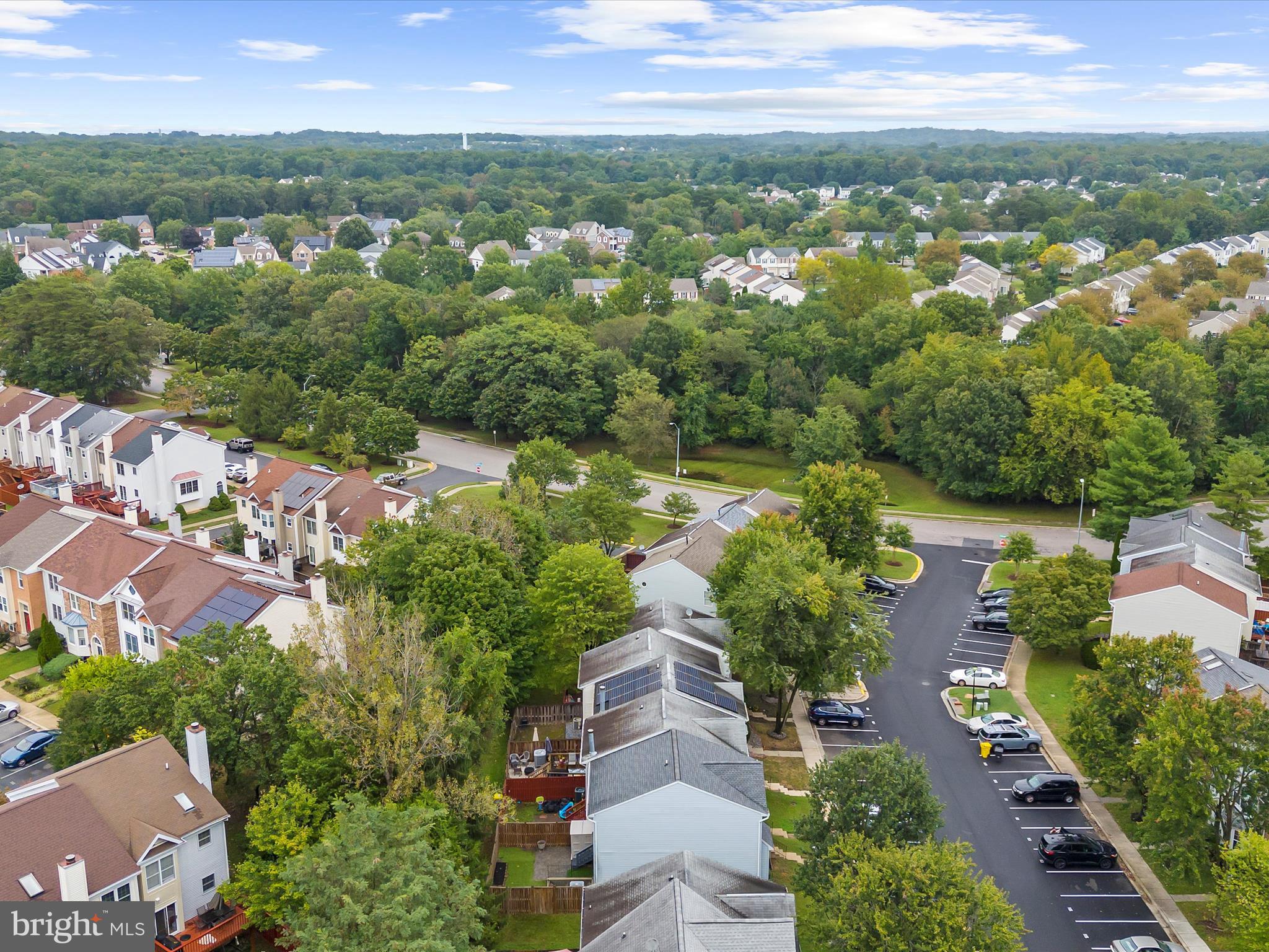116 Langdon Farm Circle Odenton, MD 21113 - Photo 45 of 60 an aerial view of residential houses with outdoor space and trees