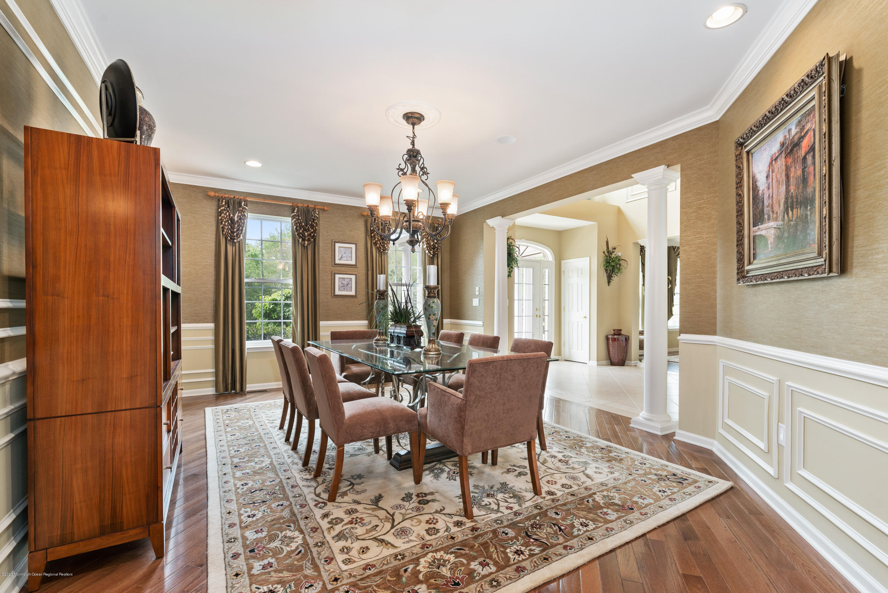 1 Bellagio Road Jackson, NJ 08527 - Photo 5 of 48 a view of a dining room with furniture window and wooden floor