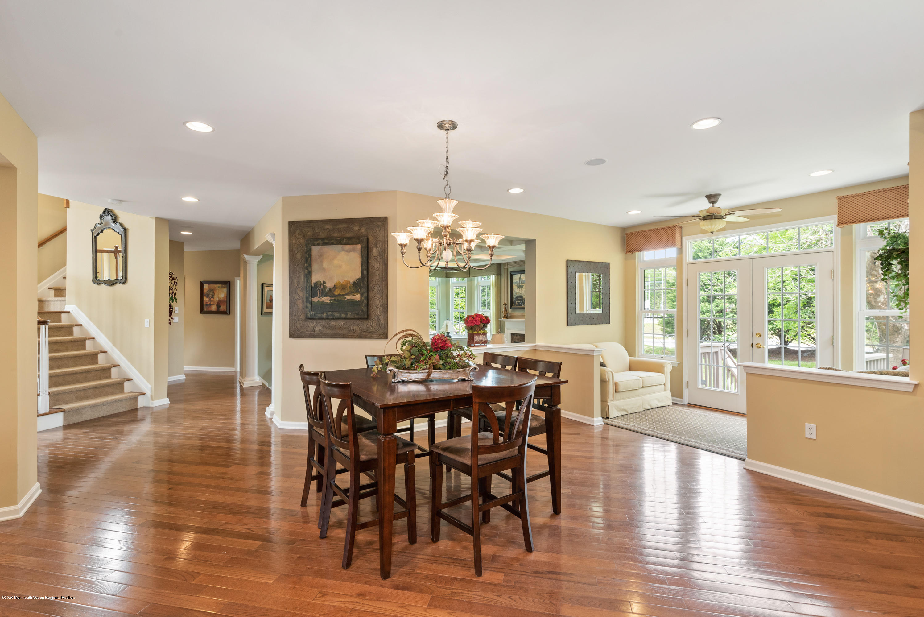 1 Bellagio Road Jackson, NJ 08527 - Photo 9 of 48 a view of a dining room with furniture window and wooden floor