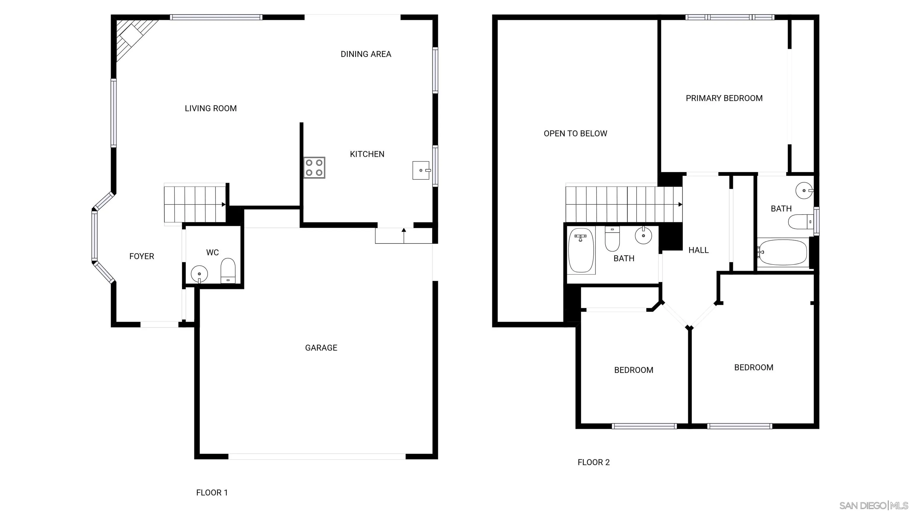 7922 Sunset Terrace Lemon Grove, CA 91945 - Photo 22 of 22 a picture of a floor plan