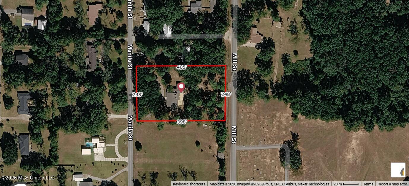400 Manila Street Lucedale, MS 39452 - Photo 35 of 38 RealistReport_Results_Map (75)
