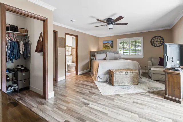 a bathroom with a sink double vanity and a mirror