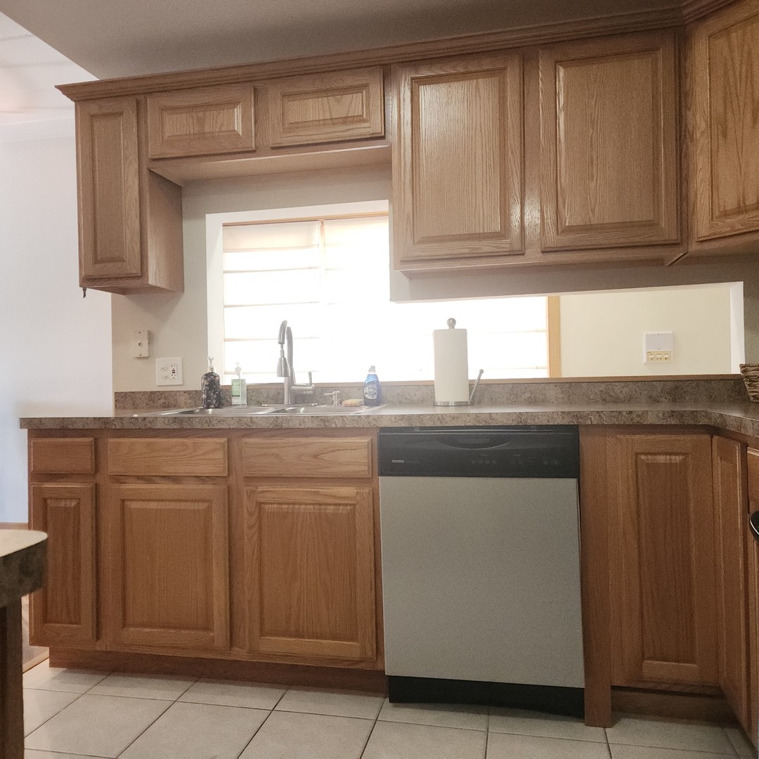 10624 Central Avenue, Unit 2B Chicago Ridge, IL 60415 - Photo 6 of 16 a kitchen with stainless steel appliances granite countertop a sink and cabinets