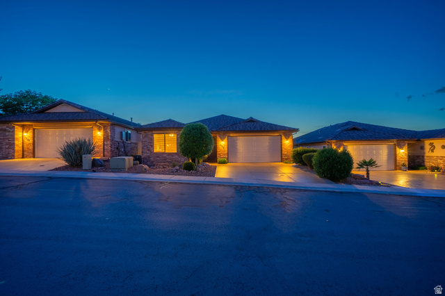 2212 Chippenham Court St. George, UT 84770 - Photo 3 of 75 View of front of home with a garage and concrete driveway