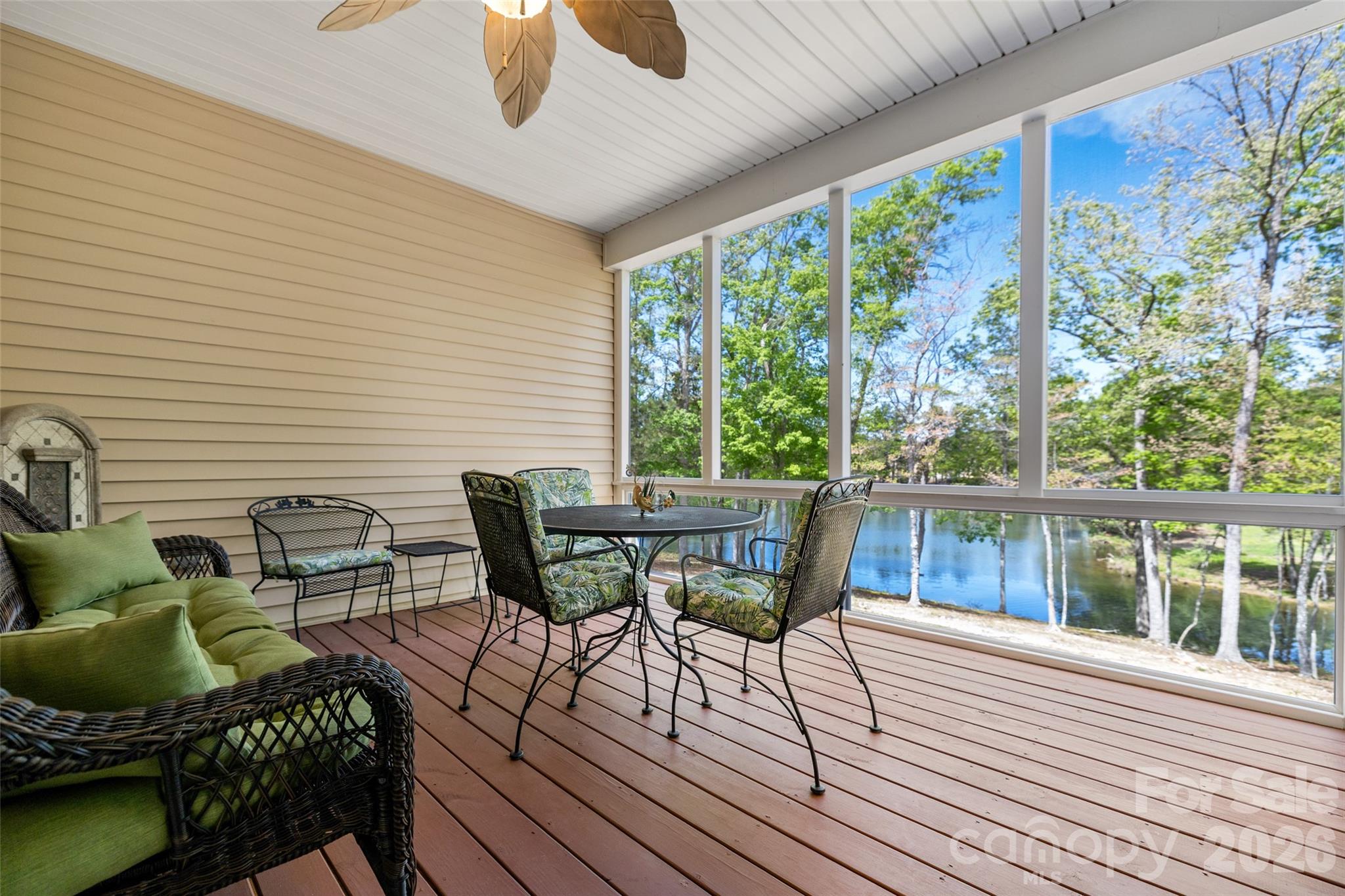 27064 Sanderling Court Fort Mill, SC 29707 - Photo 2 of 48 a view of balcony with chairs and wooden floor