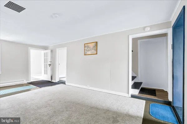a view of an empty room