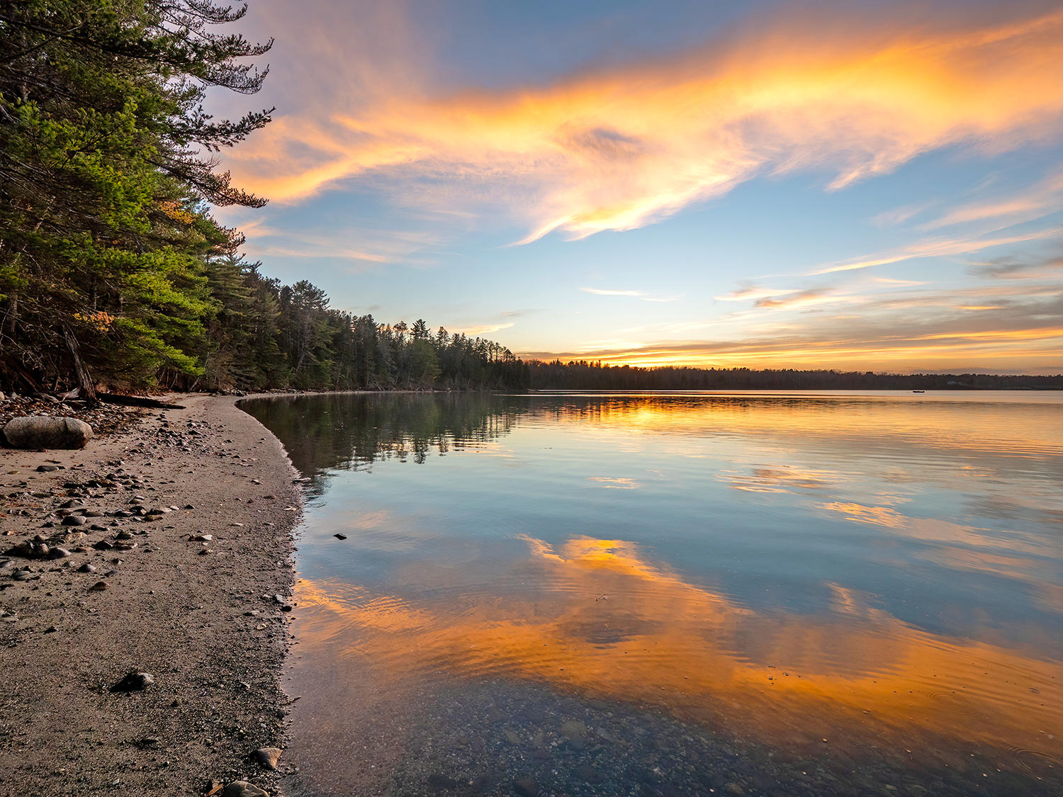 19 Falls Point Road Sullivan, ME 04664 - Photo 45 of 52 FallsPointBeach2Sunset