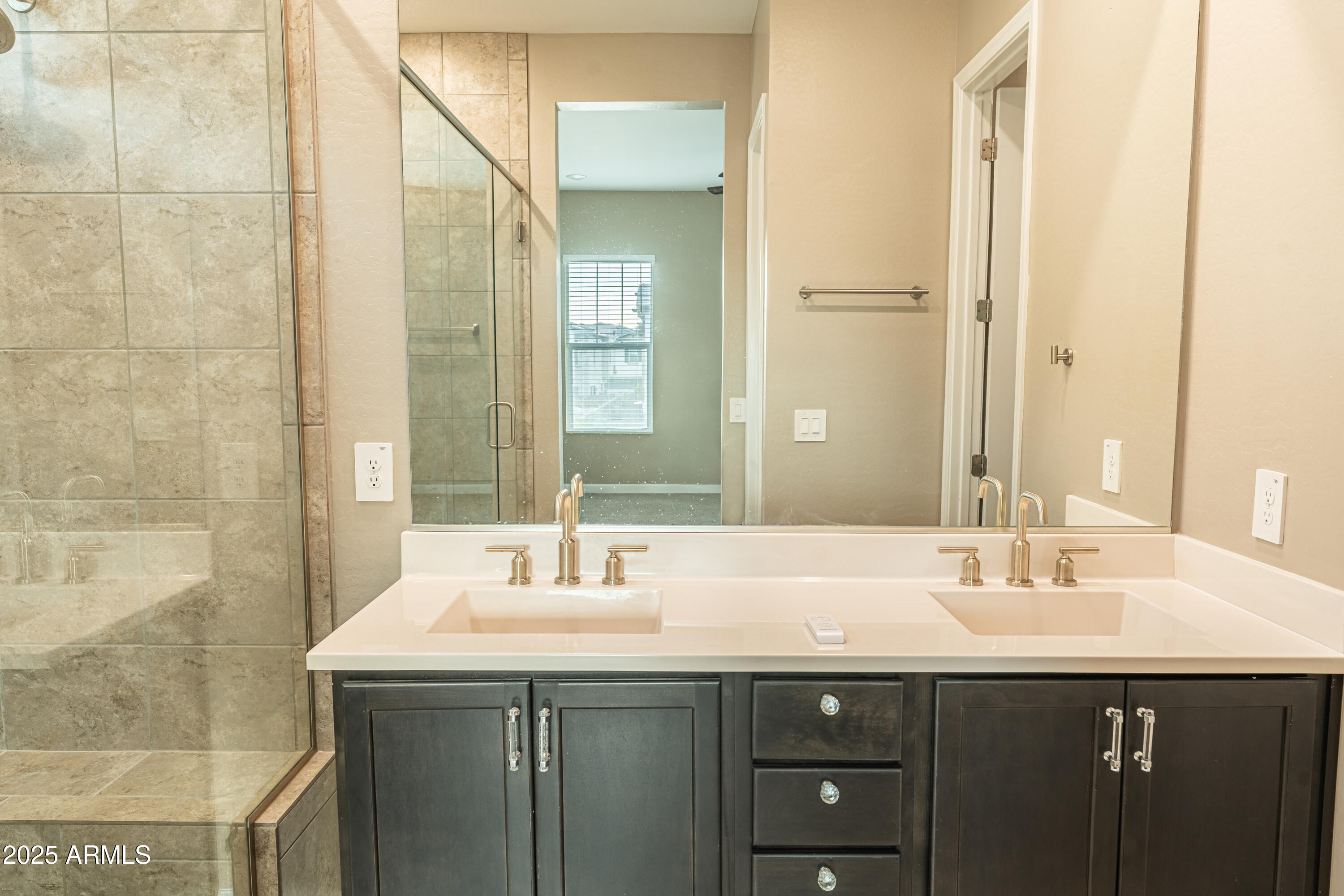 4838 East Helena Drive Scottsdale, AZ 85254 - Photo 19 of 32 a bathroom with a sink and a mirror