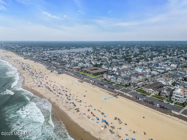 a view of an ocean beach