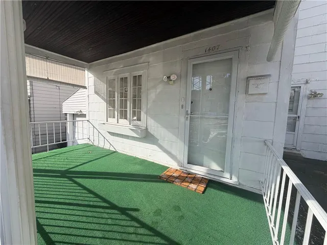 a backyard of a house