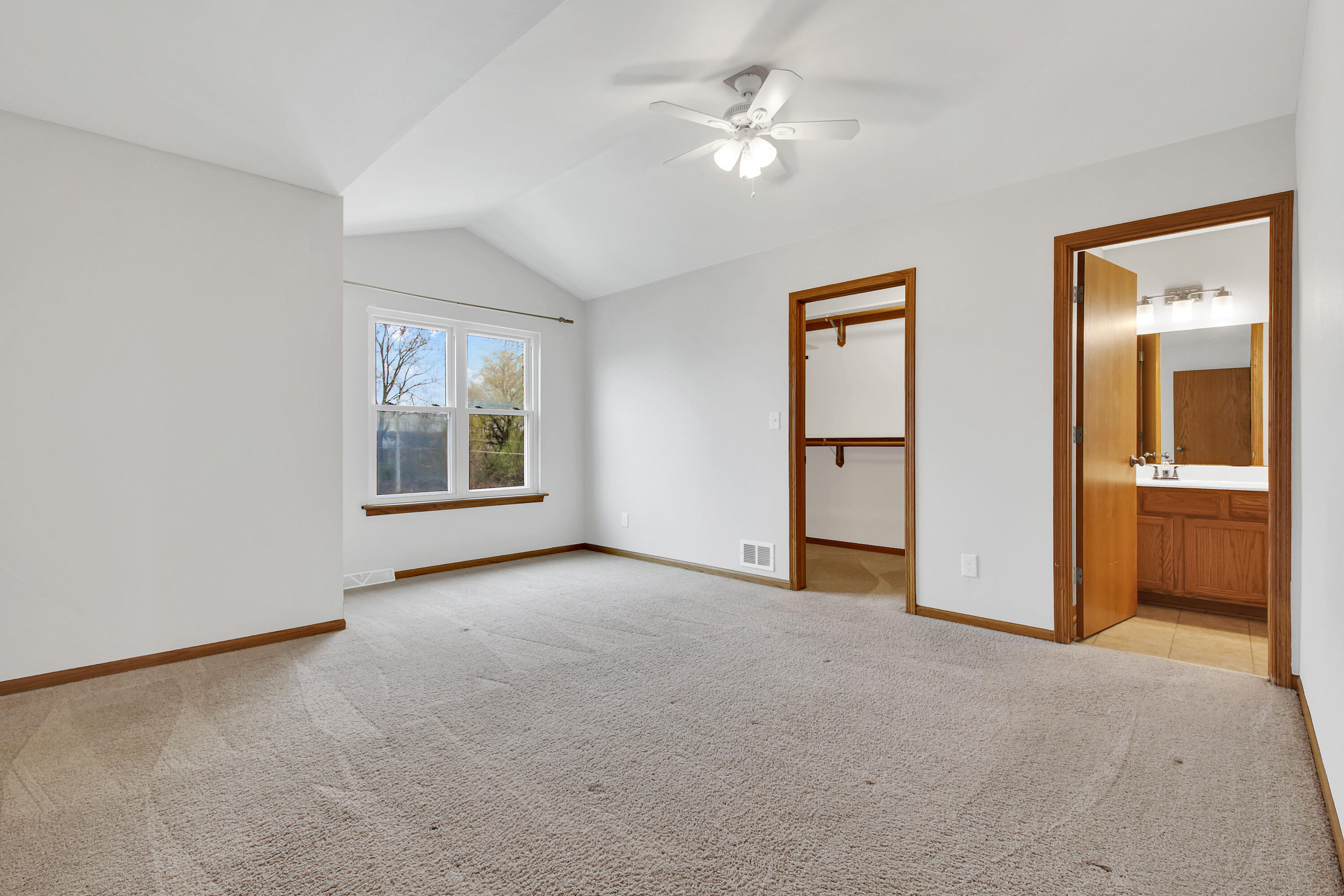 7809 East Wind Lake Road Norway, WI 53185 - Photo 17 of 33 Primary Bedroom with Lake Views