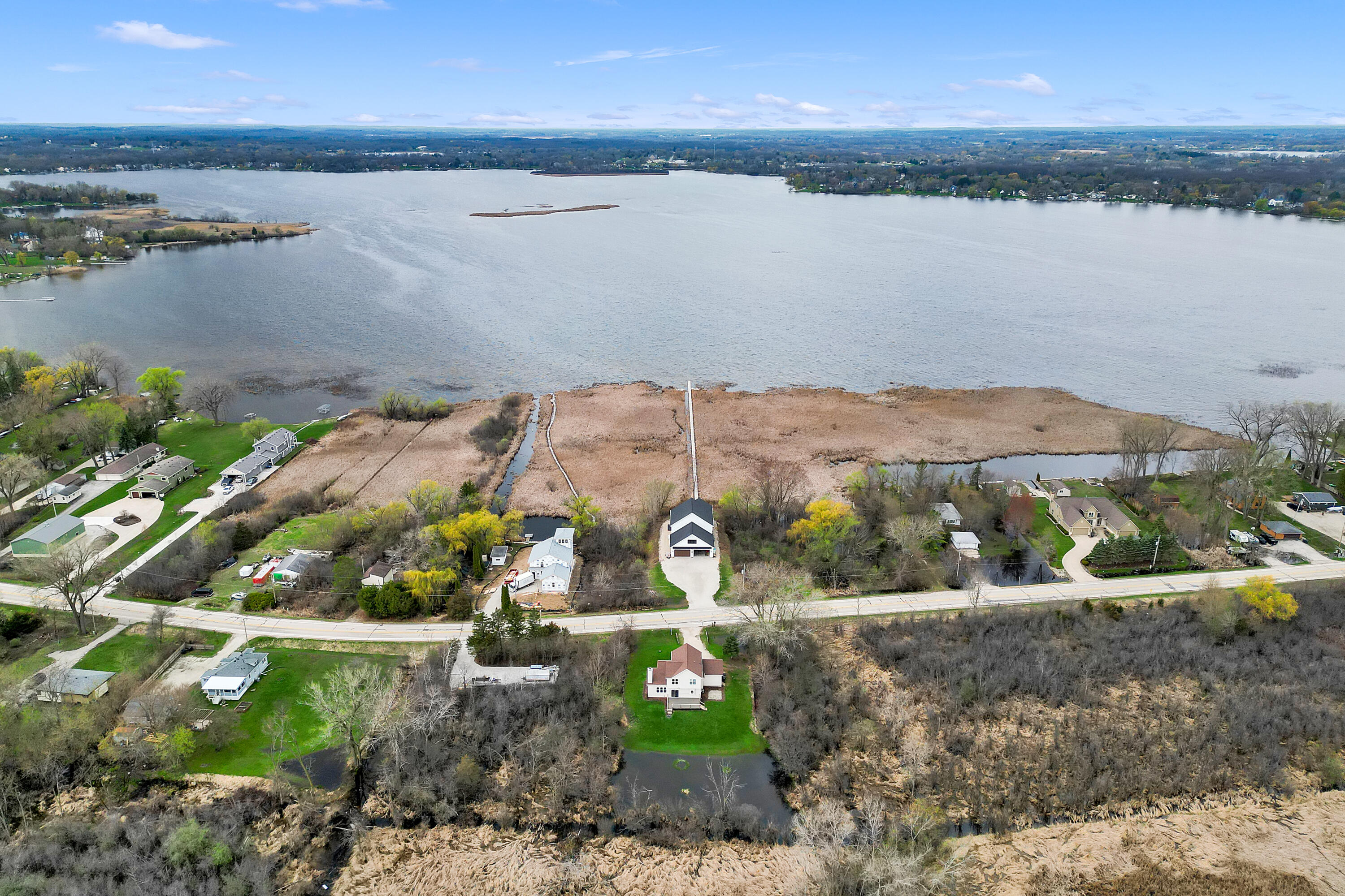 7809 East Wind Lake Road Norway, WI 53185 - Photo 28 of 33 Aerial from the East