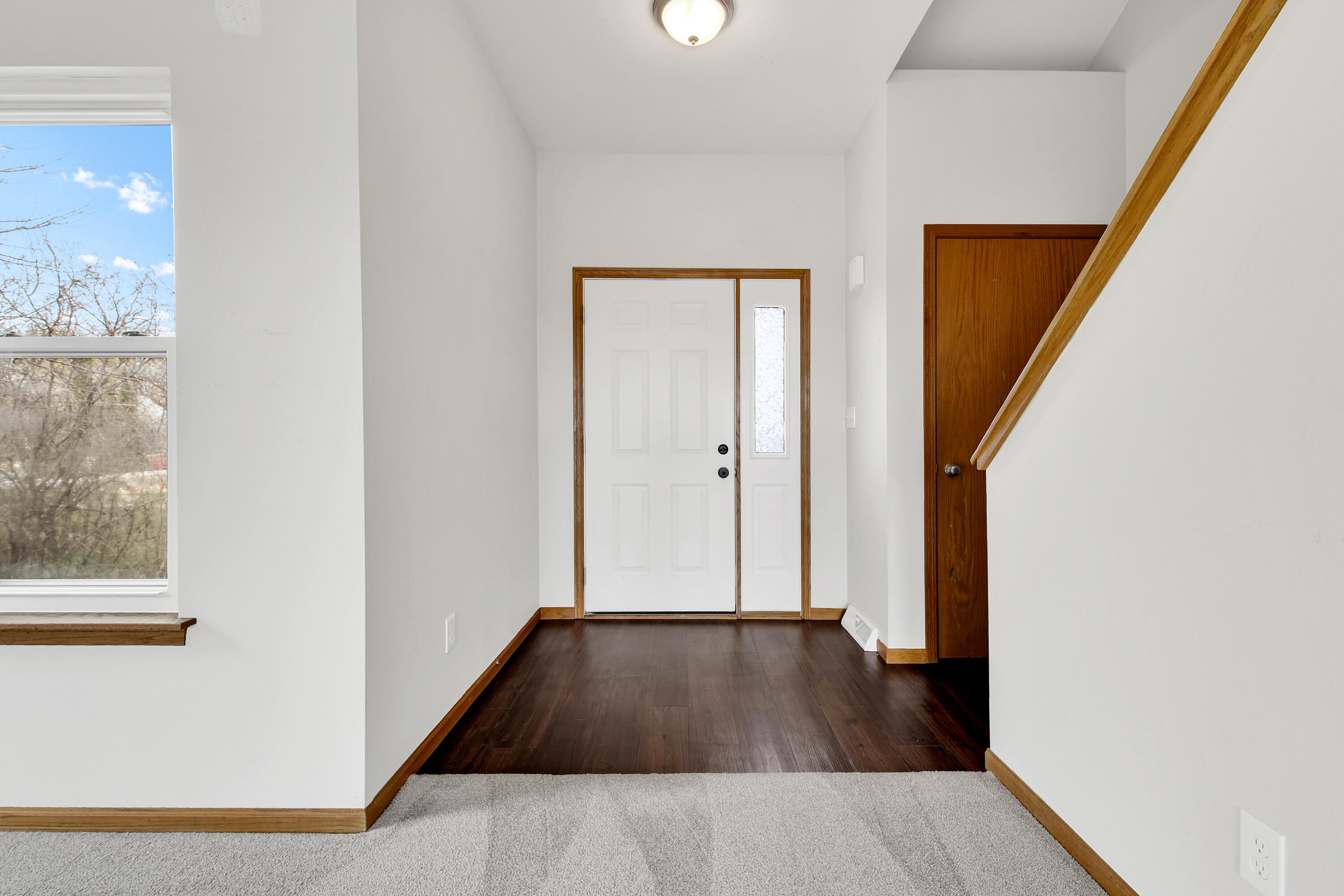 7809 East Wind Lake Road Norway, WI 53185 - Photo 3 of 33 Large Foyer and Front Hall Closet