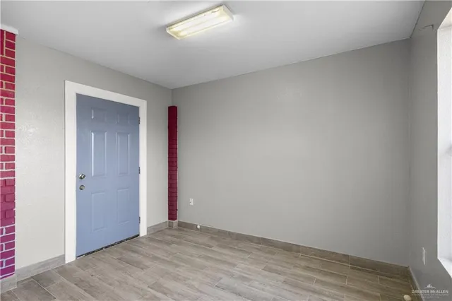 a view of an empty room