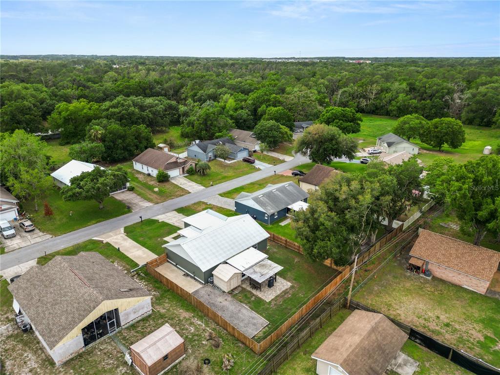 225 Lindale Street Lakeland, FL 33809 - Photo 36 of 37 an aerial view of a house with a garden