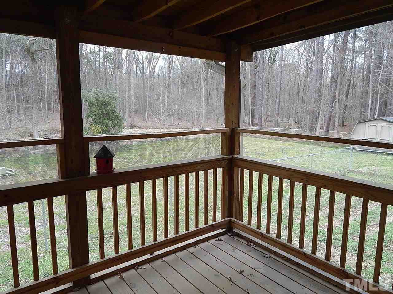 1427 Torredge Road Durham, NC 27712 - Photo 13 of 17 a view of balcony with wooden floor