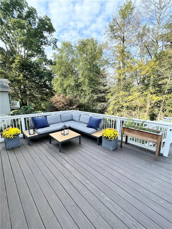 138 Mohawk Drive Pittsburgh, PA 15228 - Photo 19 of 24 a view of outdoor sitting area with furniture and wooden floor