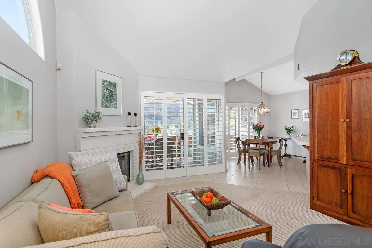 1237 Buttonwood Court El Cajon, CA 92019 - Photo 5 of 45 a living room with furniture and a fireplace