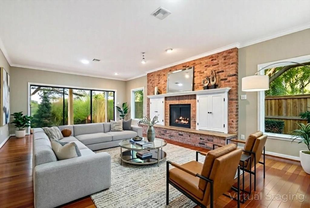 3410 Timbermill Road Waco, TX 76710 - Photo 6 of 32 a living room with furniture fireplace and a large window