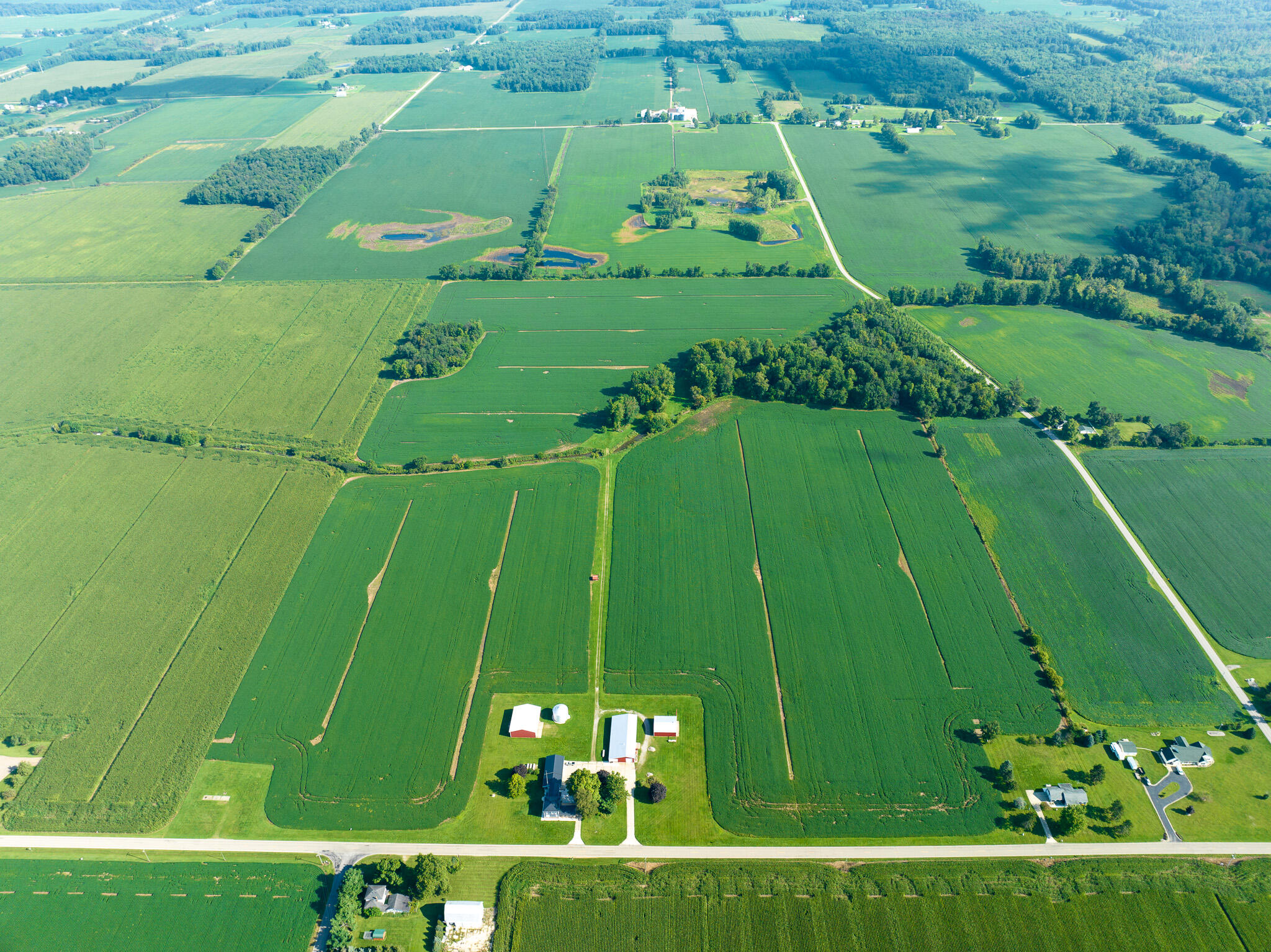 634 East Girard Road Quincy, MI 49082 - Photo 3 of 75 Wide Center Aerial