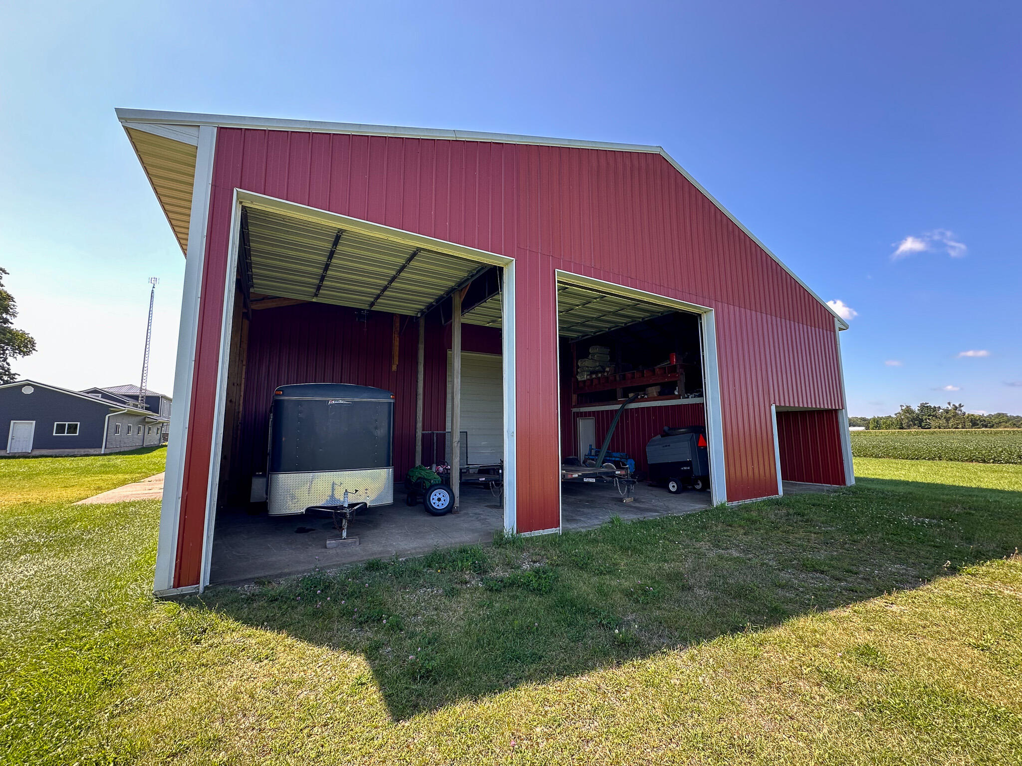 634 East Girard Road Quincy, MI 49082 - Photo 49 of 75 Backside Big Barn