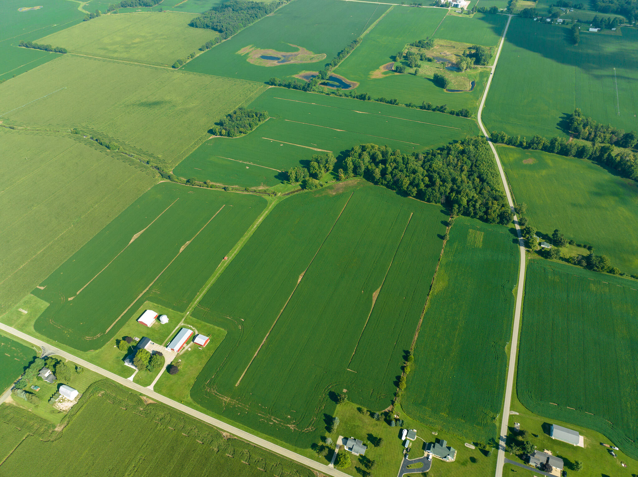 634 East Girard Road Quincy, MI 49082 - Photo 5 of 75 Wide SW Aerial