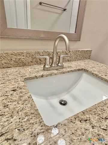 a close view of sink