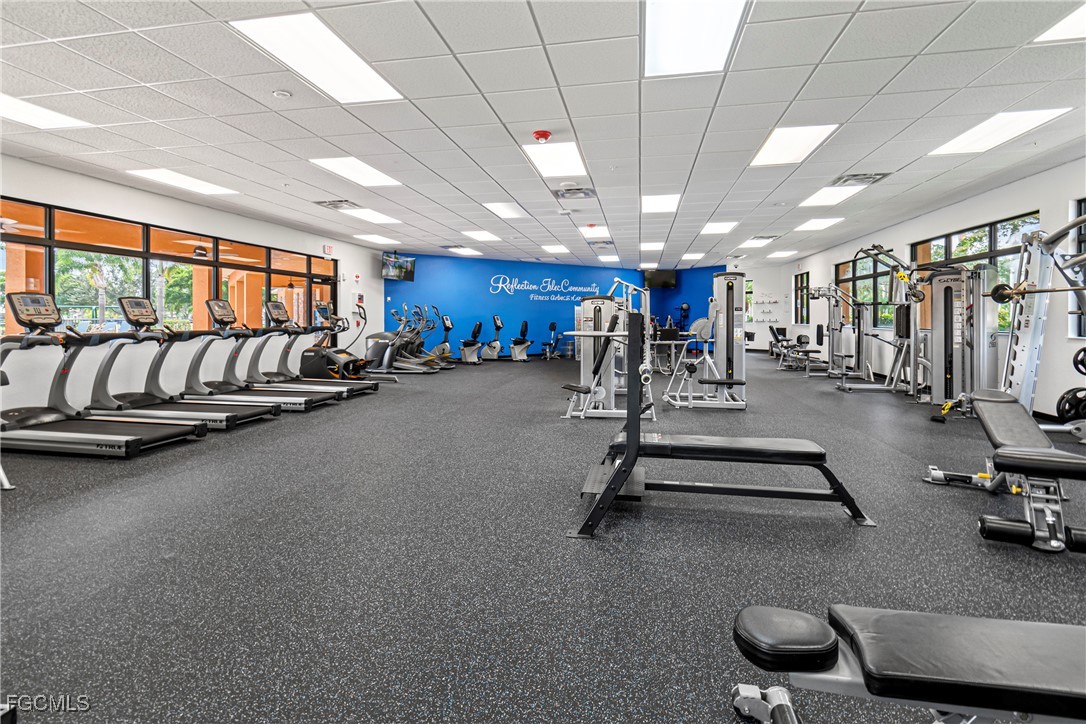9138 Water Tupelo Road Fort Myers, FL 33912 - Photo 28 of 28 a view of a room with gym equipment