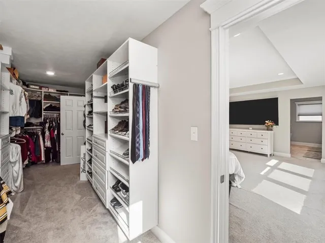 a view of walk in closet