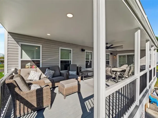 a view of outdoor space and patio