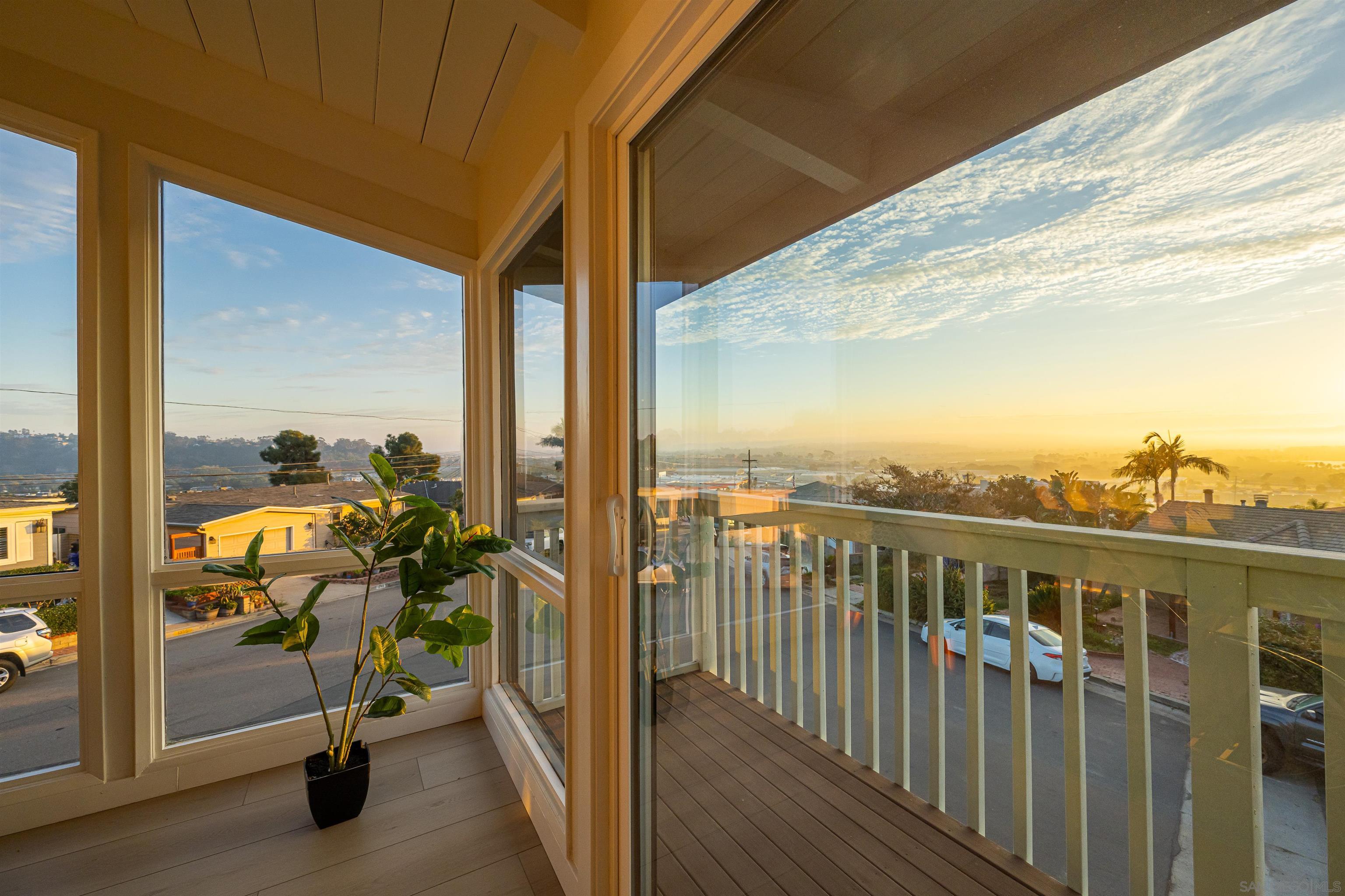 1360 Elevation Road San Diego, CA 92110 - Photo 19 of 37 a view of a balcony with city view