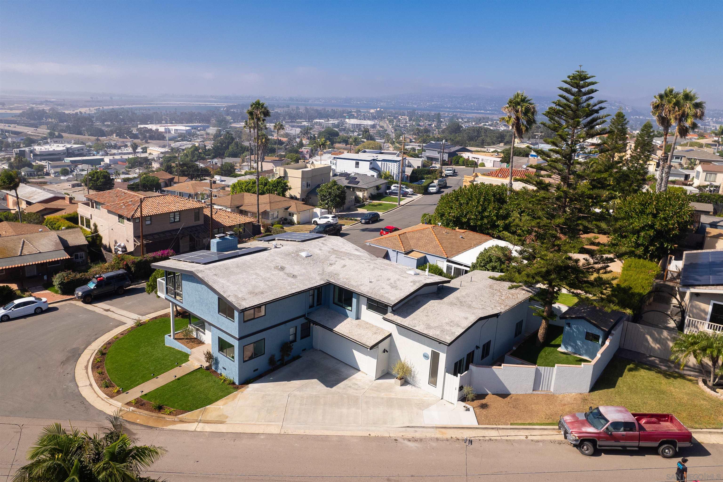 1360 Elevation Road San Diego, CA 92110 - Photo 8 of 37 an aerial view of a house with a garden