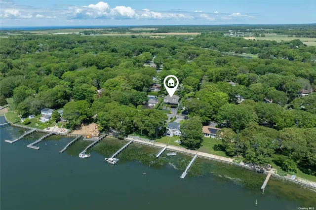 a view of a lush green field