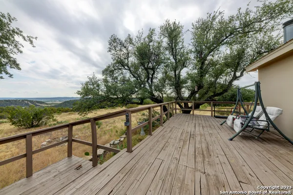 a view of house with outdoor seating space