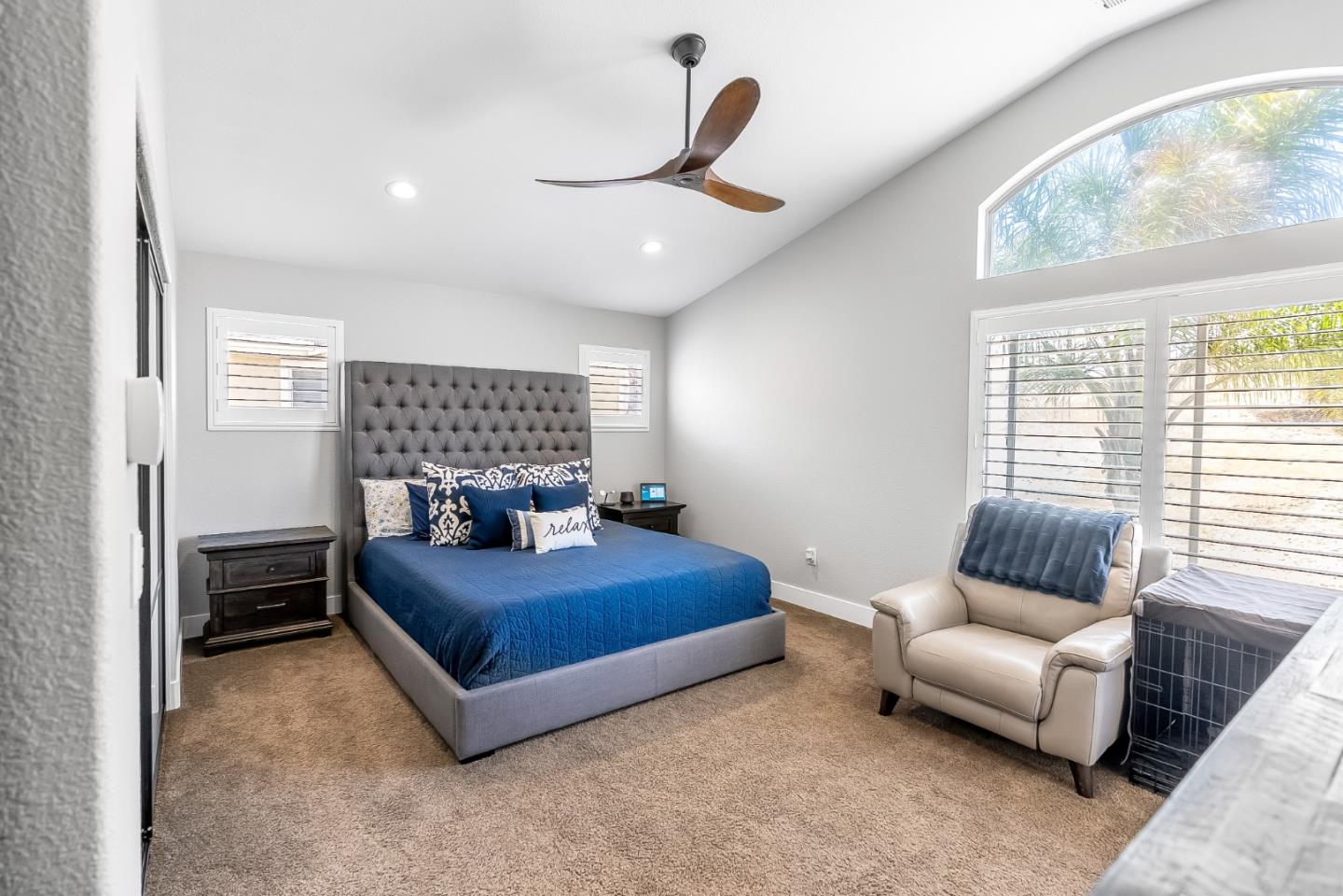 1170 Schoolhouse Road San Jose, CA 95138 - Photo 19 of 35 a bedroom with a bed couch and window