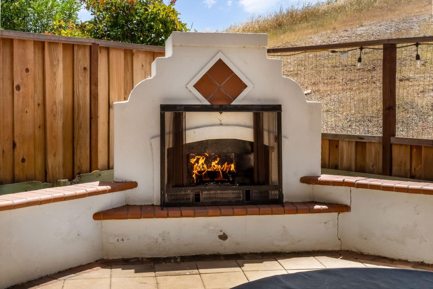 1170 Schoolhouse Road San Jose, CA 95138 - Photo 28 of 35 a living room with furniture and a fireplace
