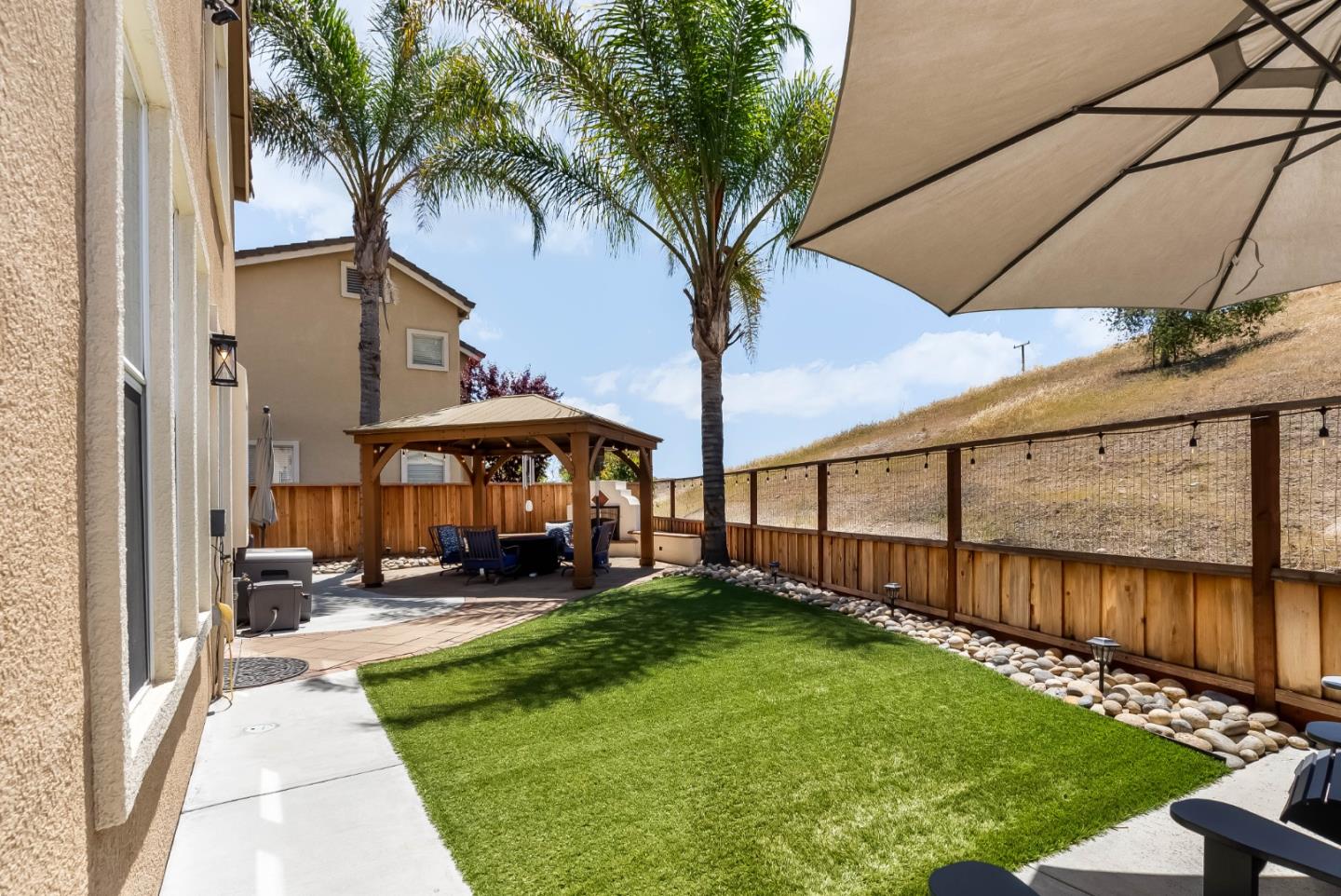 1170 Schoolhouse Road San Jose, CA 95138 - Photo 31 of 35 a view of a backyard with a patio