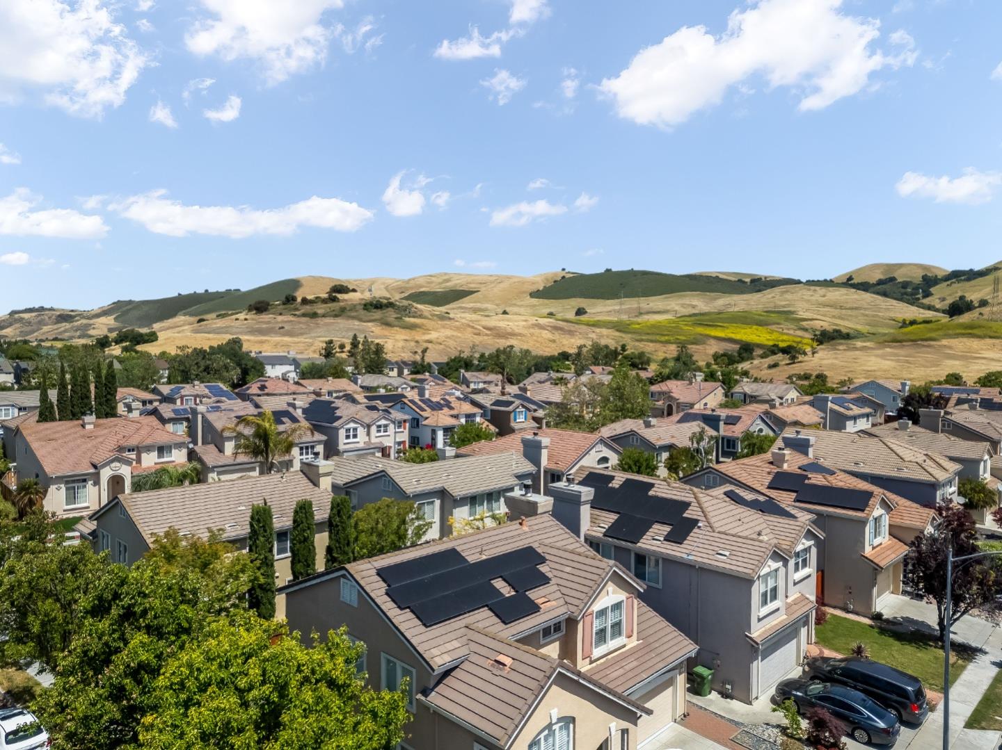 1170 Schoolhouse Road San Jose, CA 95138 - Photo 33 of 35 an aerial view of residential houses with outdoor space