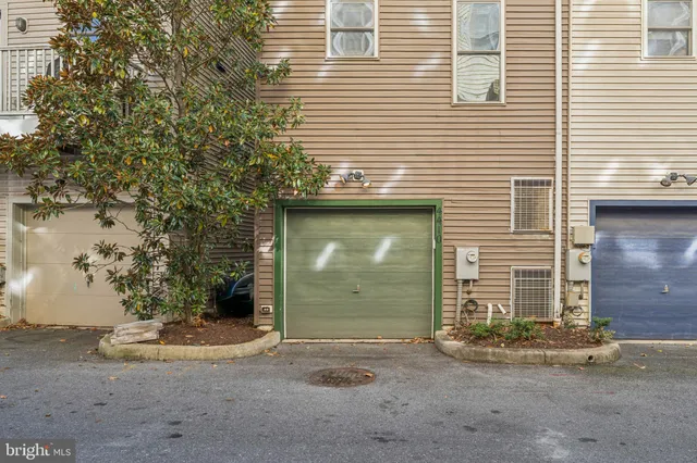 a view of a door of the house