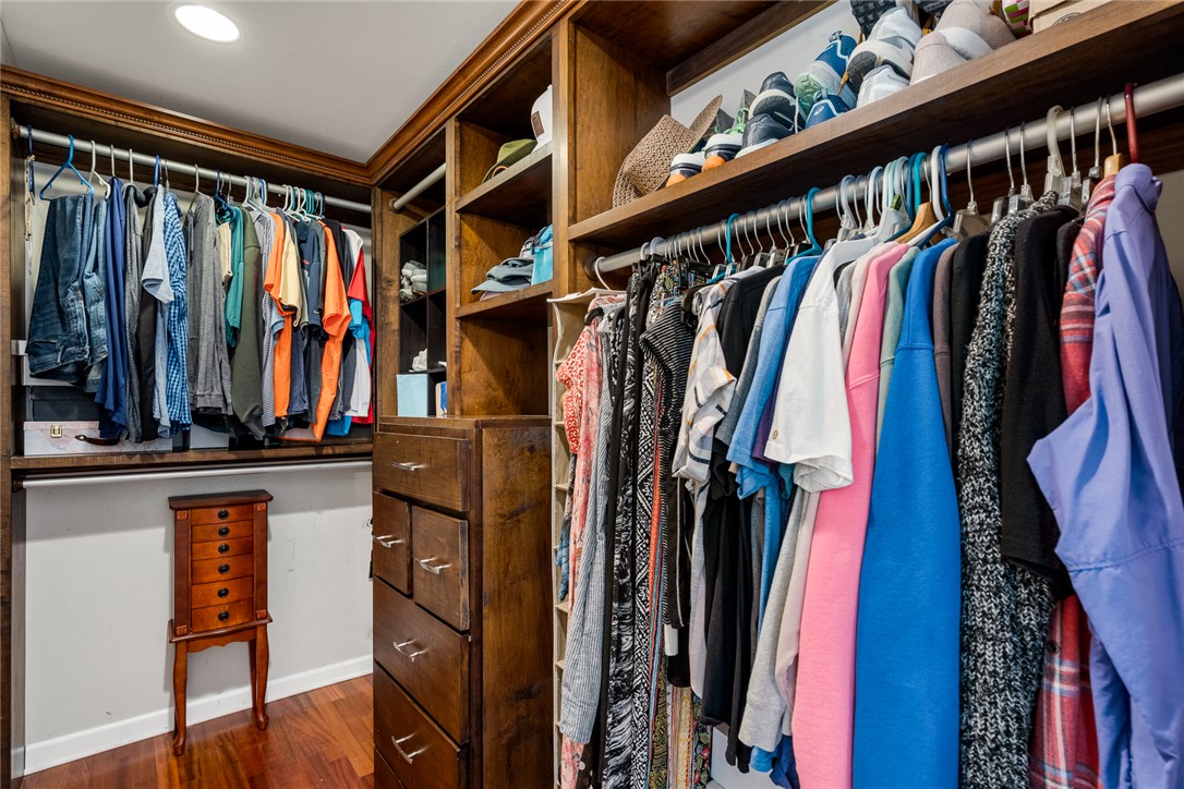 512 East Fredericks Street Anderson, SC 29621 - Photo 16 of 31 Ample storage options, with built-in shelving and hanging rods in this well-organized closet.