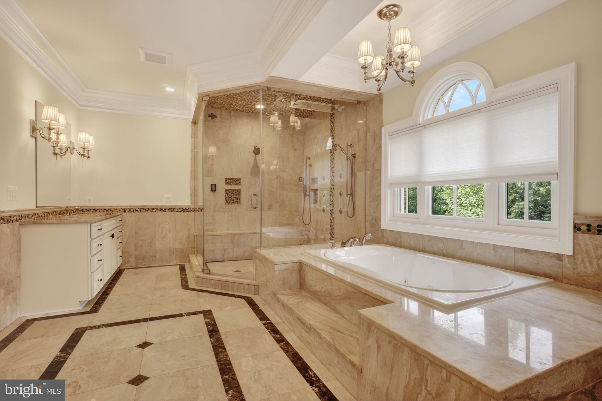 7112 Georgetown Pike McLean, VA 22101 - Photo 29 of 59 Luxurious Spa Inspired Primary Bathroom
