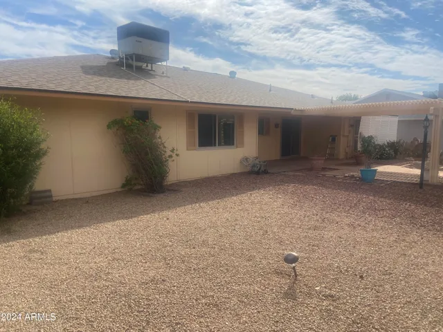 a view of a house with a outdoor space