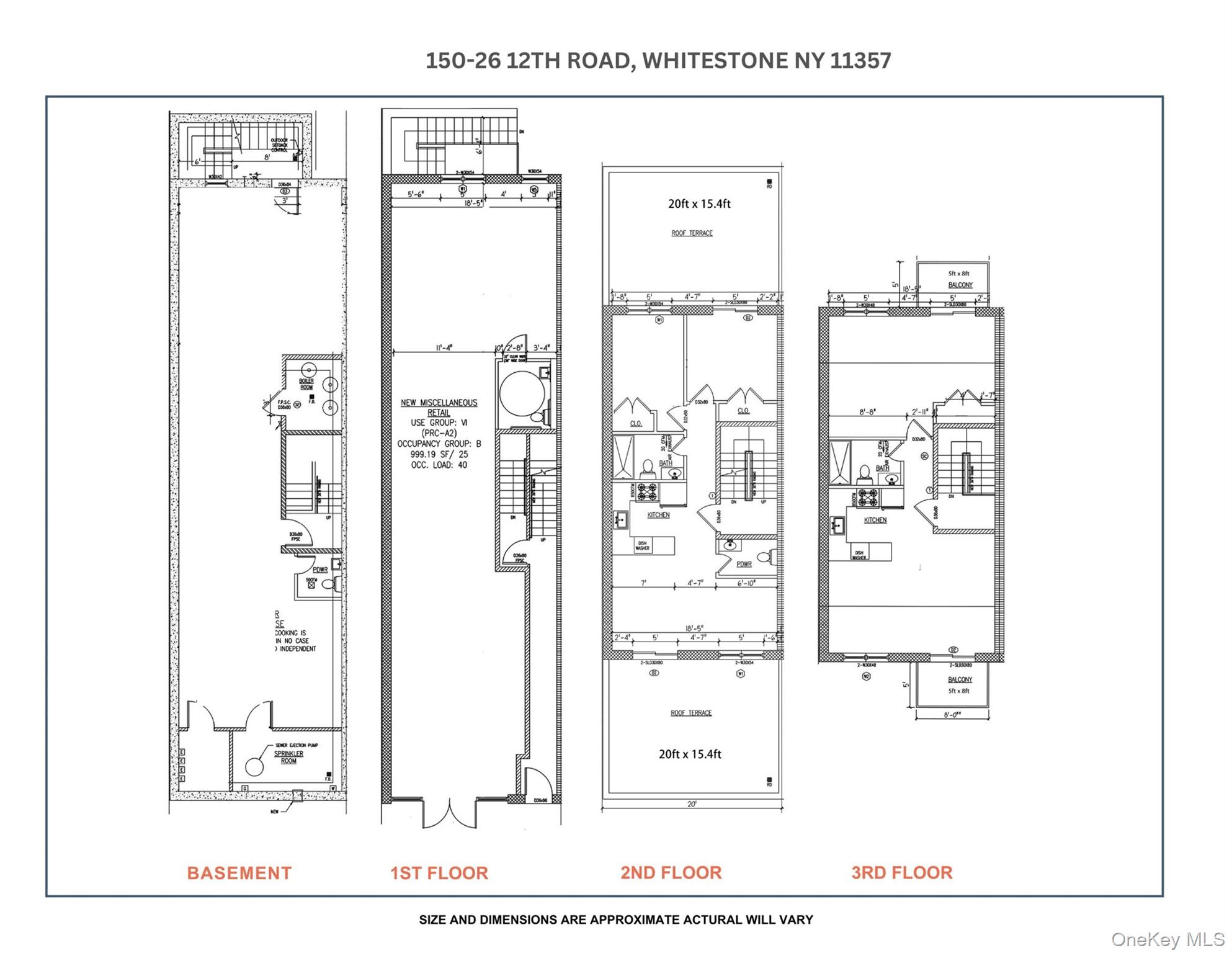 150-26 12th Road Queens, NY 11357 - Photo 17 of 17 a picture of a floor plan