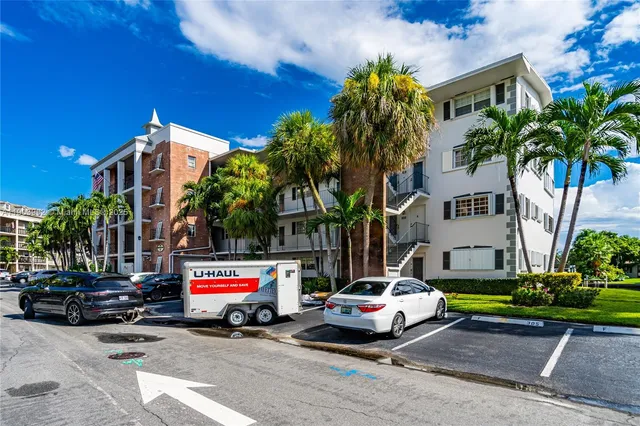 a car parked on the side of a street