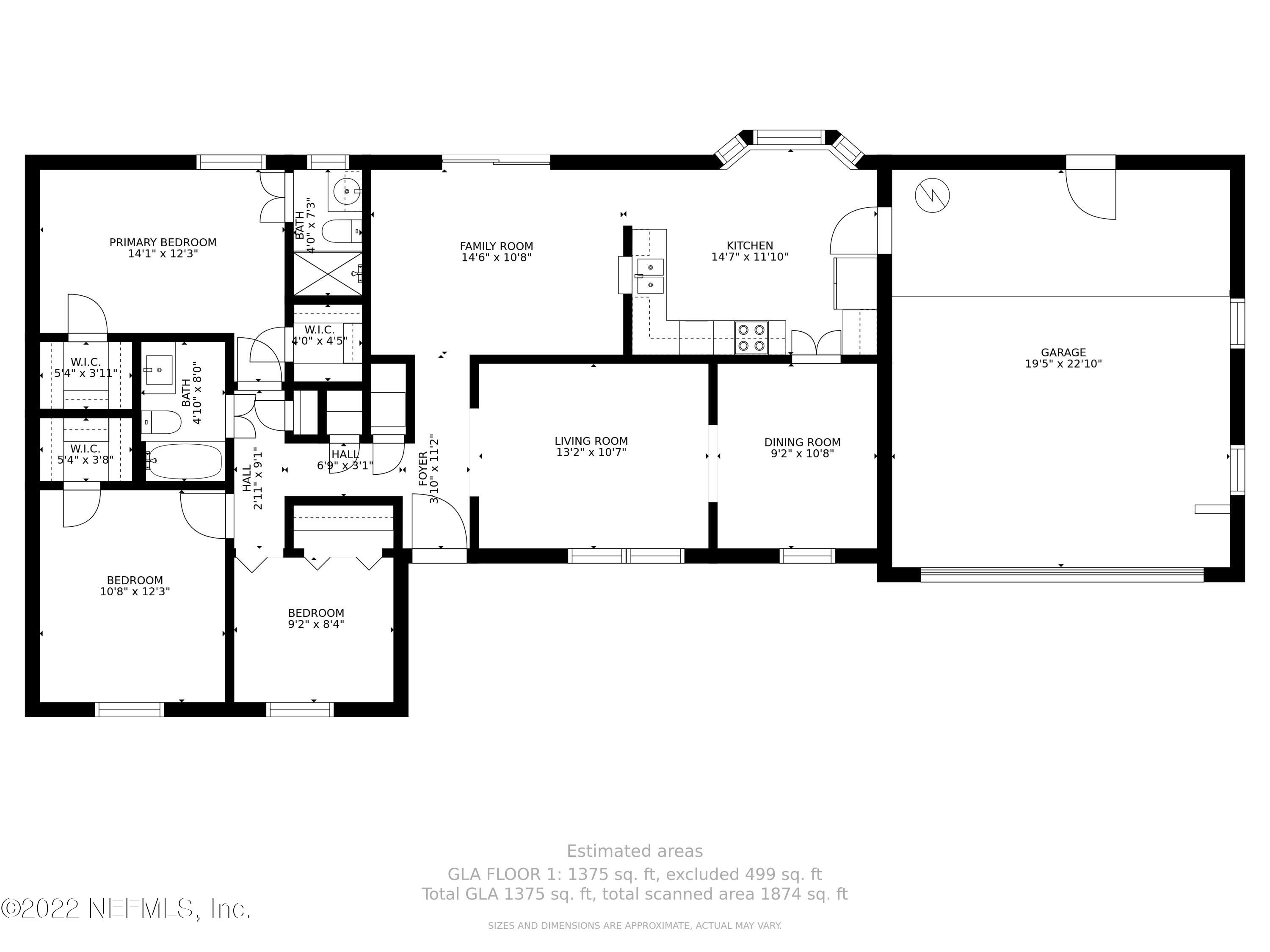 3915 Morning Glory Road Jacksonville, FL 32210 - Photo 54 of 54 FLOOR PLAN