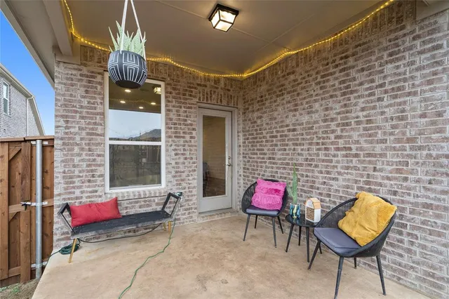 a view of a chairs in kitchen