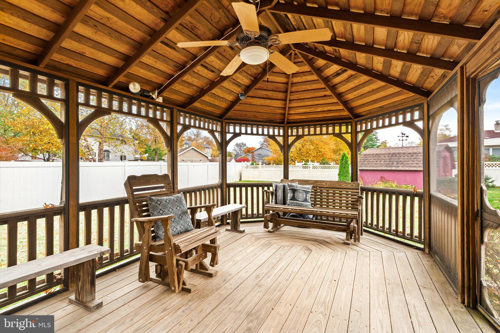 87 Limewood Drive Hamilton, NJ 08690 - Photo 32 of 34 a view of a patio with wooden floor