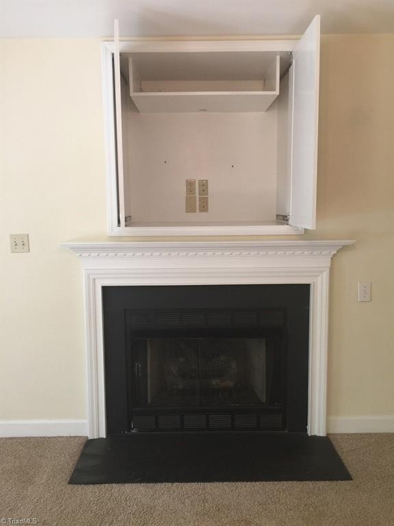 321 Burton Road Advance, NC 27006 - Photo 5 of 29 Fireplace with TV niche